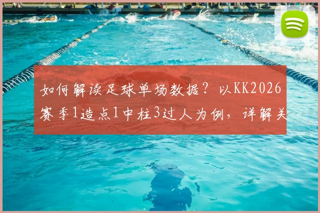 如何解读足球单场数据？以KK2026赛季1造点1中柱3过人为例，详解关键表现的价值与局限