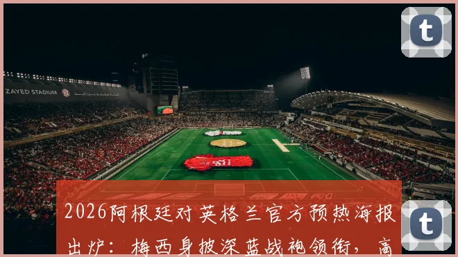 2026阿根廷对英格兰官方预热海报出炉：梅西身披深蓝战袍领衔，高清大图及设计解析